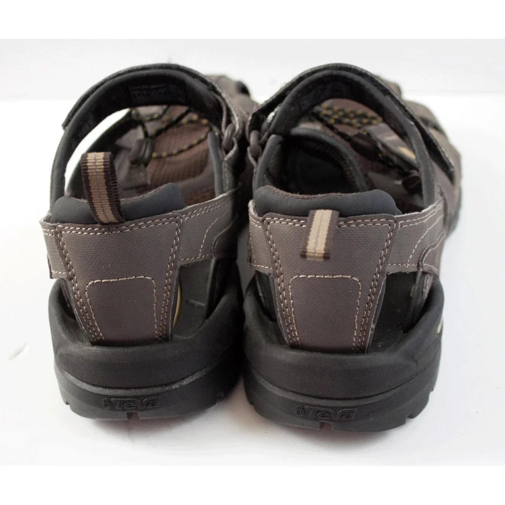 Teva Forebay Fisherman Mens‎ Sport Hiking Sandals Shoc Pad Walking Brown Size 8
